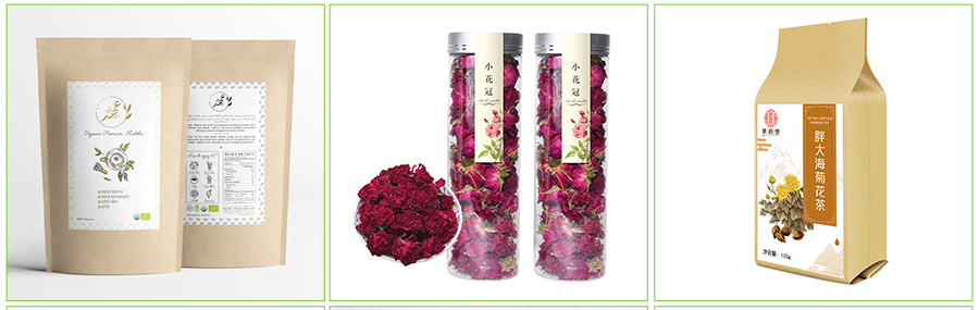 Loose Dried Red Rose Bud Herbal Tea leaf-