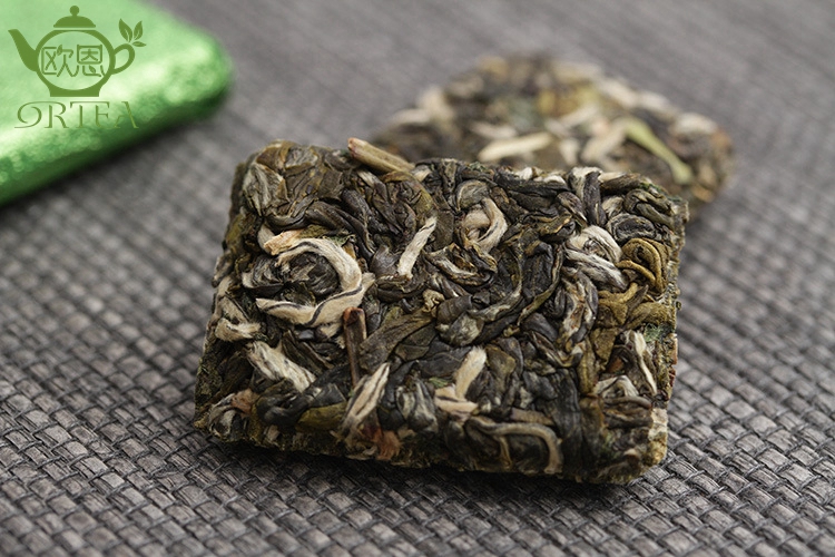 Jasmine Green Tea Square Brick Tuocha 5g Pu Erh Tea-