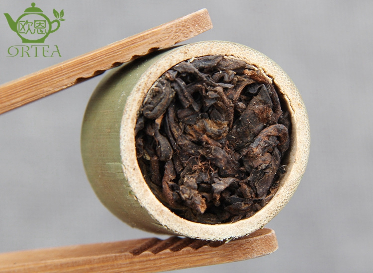 Shu Pu Erh Tea in Bamboo Tube-