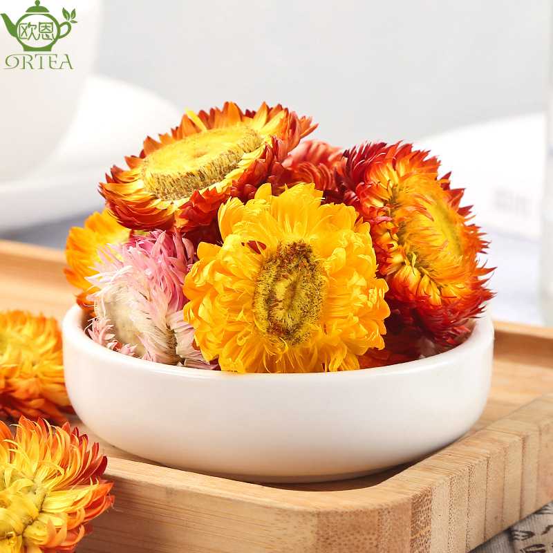 Golden Everlasting Daisy Chrysanthemum Tea /Natural Colorful Chrysanthemum/Daisy Chrysanthemum Dried Flowers/Dried Straw Chrysanthemum-
