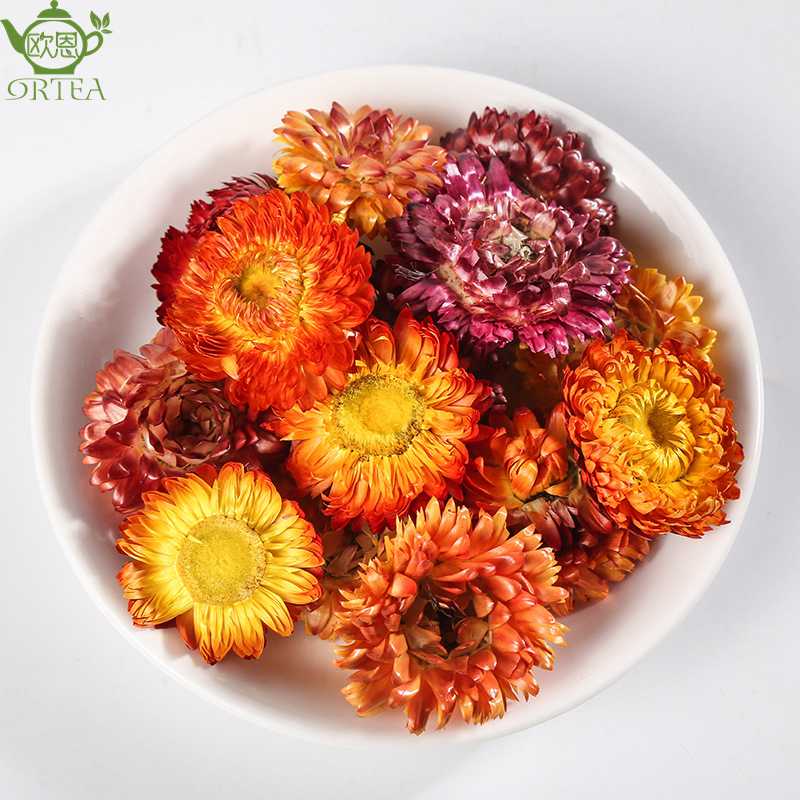 Golden Everlasting Daisy Chrysanthemum Tea /Natural Colorful Chrysanthemum/Daisy Chrysanthemum Dried Flowers/Dried Straw Chrysanthemum-