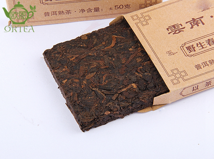 50G 100G Aged Tea Brick Shu Puerh-