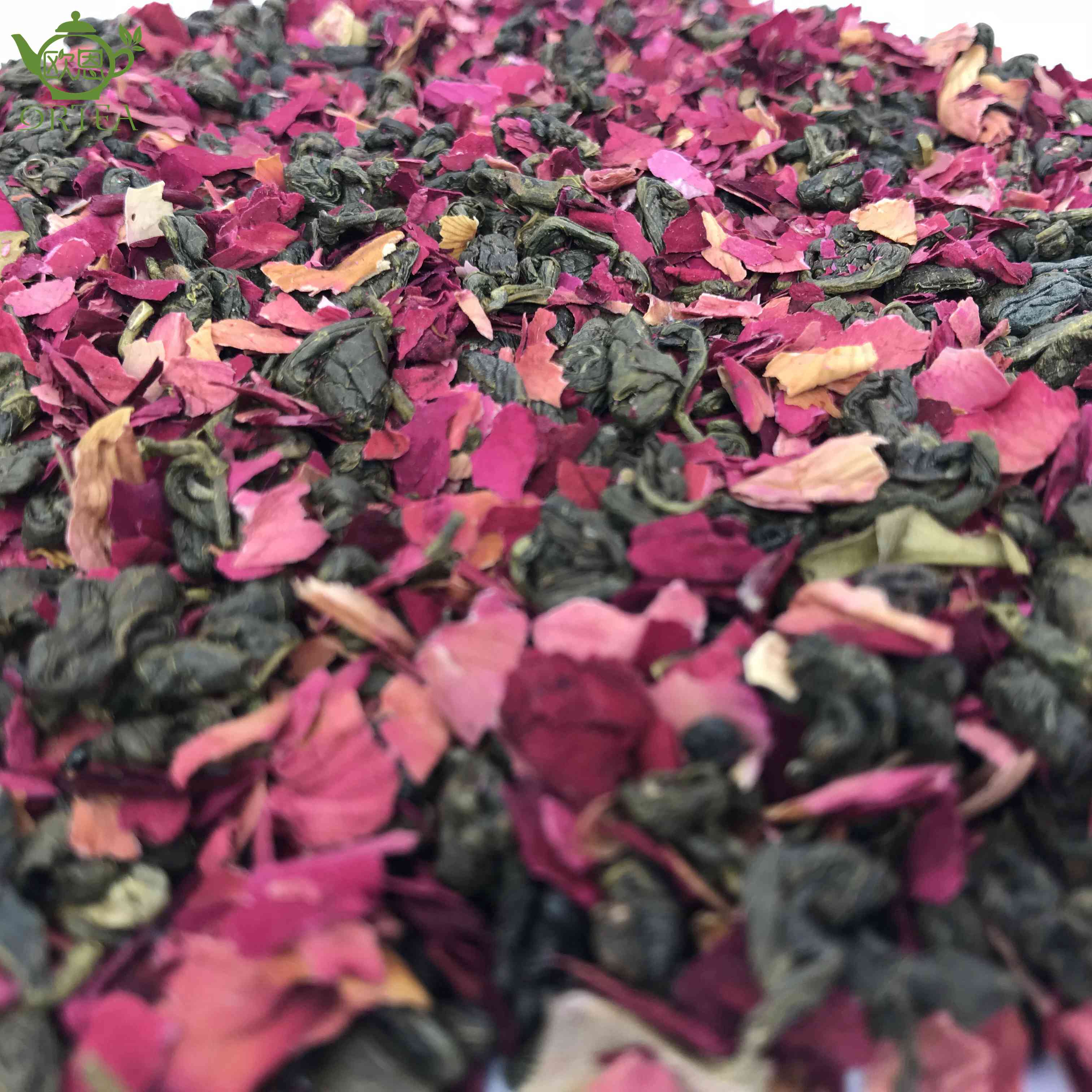 Rose Gunpowder Green Tea-